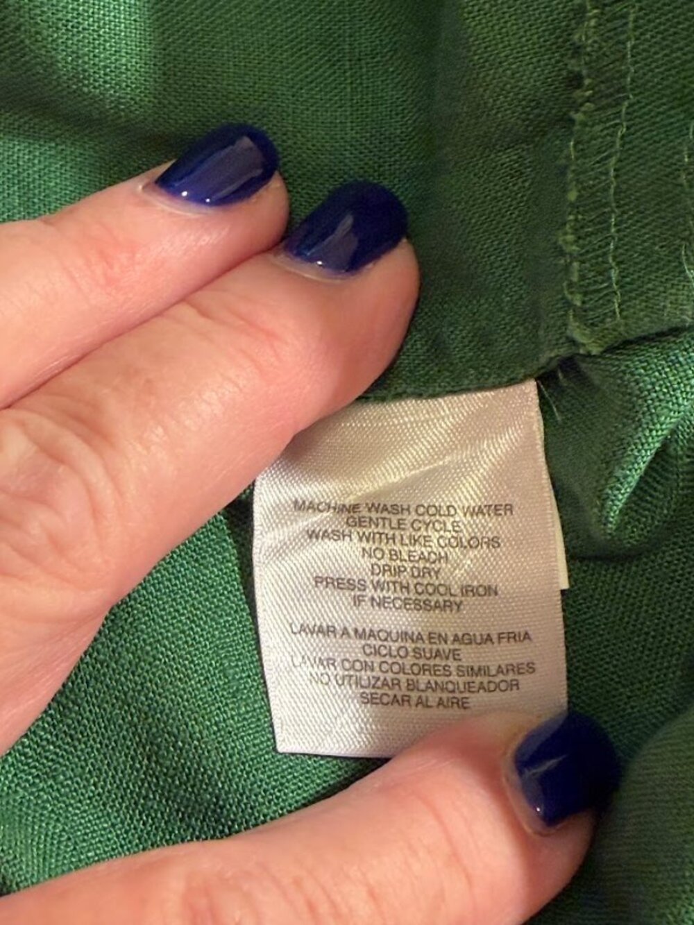 JONES NEW YORK Green Color (100% Linen) Top - 3x - Picture 11 of 12